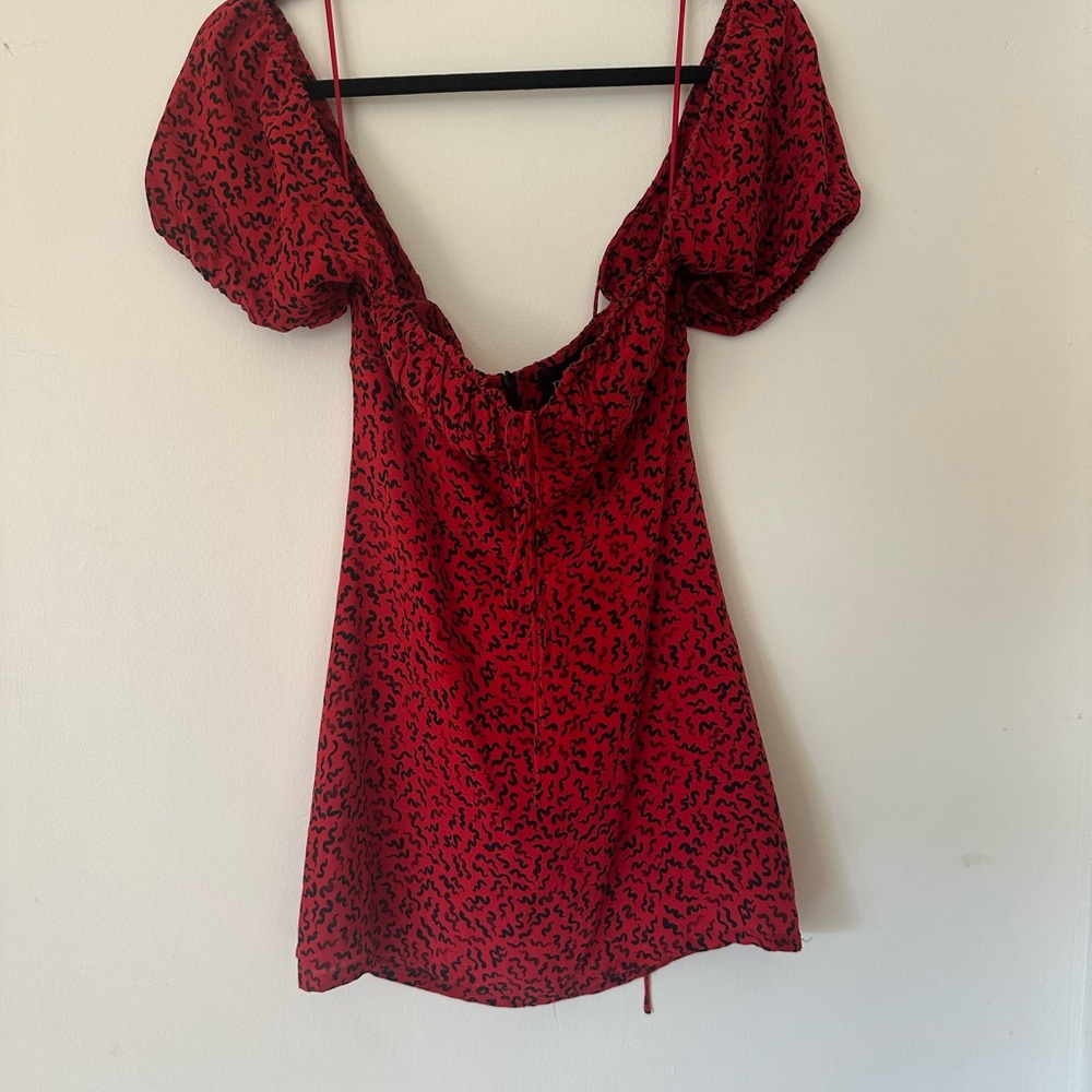 Realization Red Mini Dress